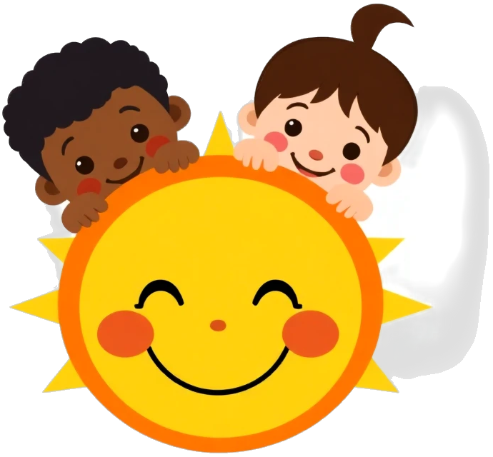 Happy children playing